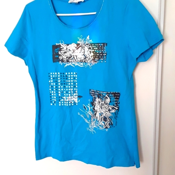 2/26.00 T-Shirt Beta's Choice blue - Picture 1 of 2